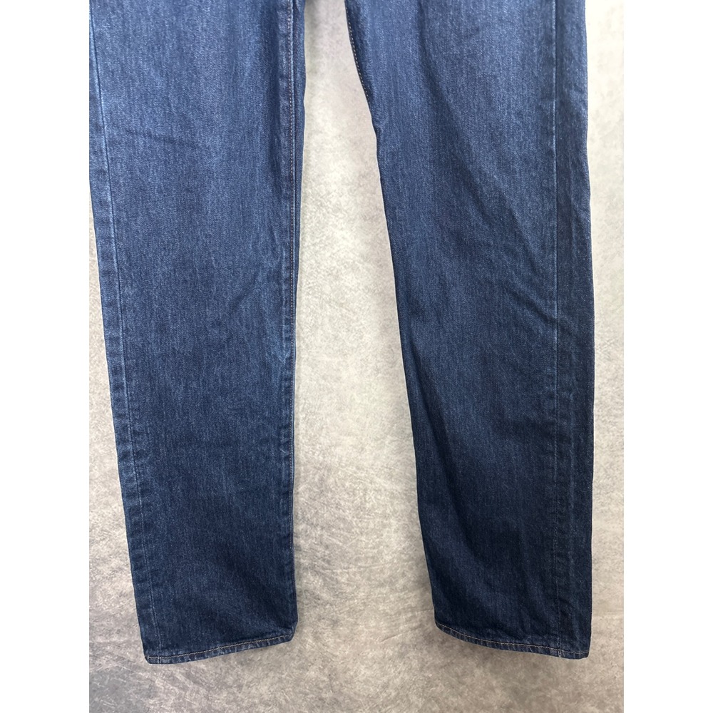 Levi's 501 Original Fit Jeans Men's 33x34 Dark Wash 100% Cotton - Picture 4 of 9
